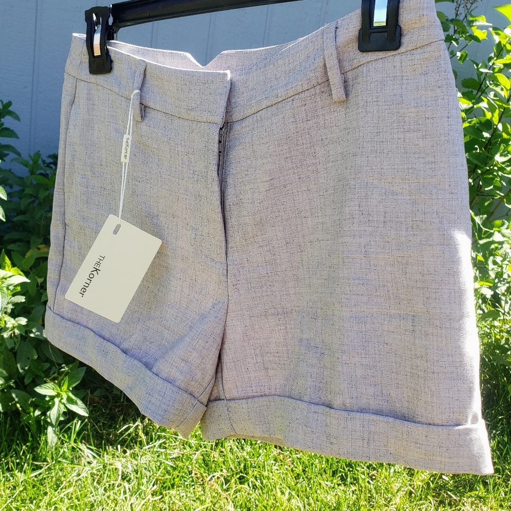 The Korner Grey Shorts NWT